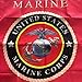 Bonsai Tree 3x5 Feet USMC Marine Corps Flag - Vivid Color and Fade Resistant and Double Sided - Military Flags Polyester Brass Grommets American Flag Home Decorations