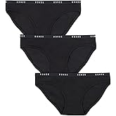 Bonds womens Underwear Hipster Pack, Luxe Originals Hipster Panties for Women, Cotton/Modal-blend Underwear, 3-pack
