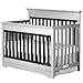Dream On Me Chesapeake 5-In-1 Convertible Crib, Platinum and Navy