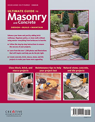 Ultimate Guide: Masonry & Concrete, 3rd edition: Design, Build, Maintain (Creative Homeowner) 60 Pro - //medicalbooks.filipinodoctors.org