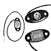 LED Rock Light Kits with white Lights for for Trucks, Jeeps, SUV, ATV - Offroad, Crawling, Climbing Waterproof, SoundSync, Bluetooth App Controls Lamp Waterproof (white)
