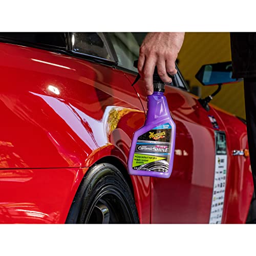 MEGUIAR’S HYBRID CERAMIC TIRE SHINE – LONG-LASTING SHINE THAT’S DURABLE & WATER-RESISTANT HYBRID CERAMIC TECHNOLOGY – 16 OZ SPRAY