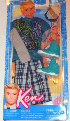Ken fashion outfit shirt, shorts, & sneakers (2013 …