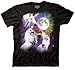 Three Wolf Moon Shirt Parody - Three Rainbow Unicorn Moon - 100% Cotton Adult T-Shirt Tee