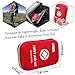 Monoki First Aid Kit Survival Kit, Emergency Survival Kit Medical Supplies Trauma Bag Safety First Aid Kit for Home, Office, School, Car, Boat, Travel, Camping, Hiking, Sports, Adventures