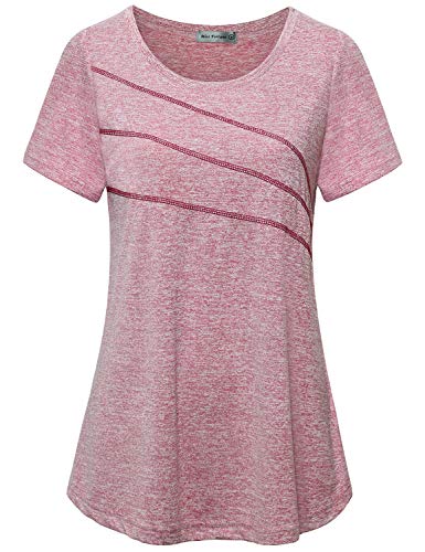 image for MISS FORTUNE Dry Fit Shirts Women Short Sleeve, Junior Sports Tops Sco