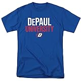 DePaul University Official Stacked Short Sleeve