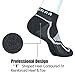 LITERRA Men’s 6 Pack Running Athletic Cushion Low Cut Socks Performance No Show Sport Sock