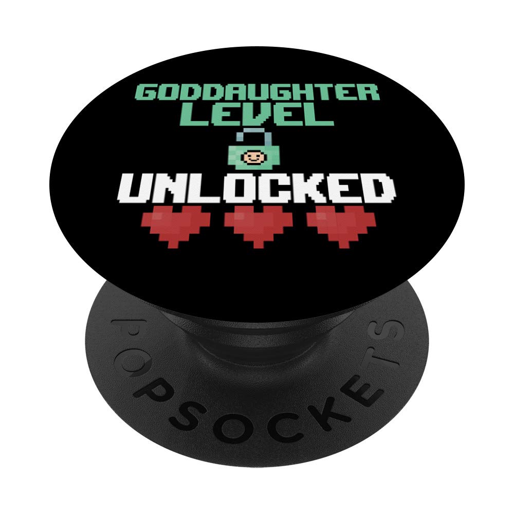 Goddaughter Gifts Level Unlocked New Baby Daughter Gifts PopSockets PopGrip: Swappable Grip for Phones & Tablets