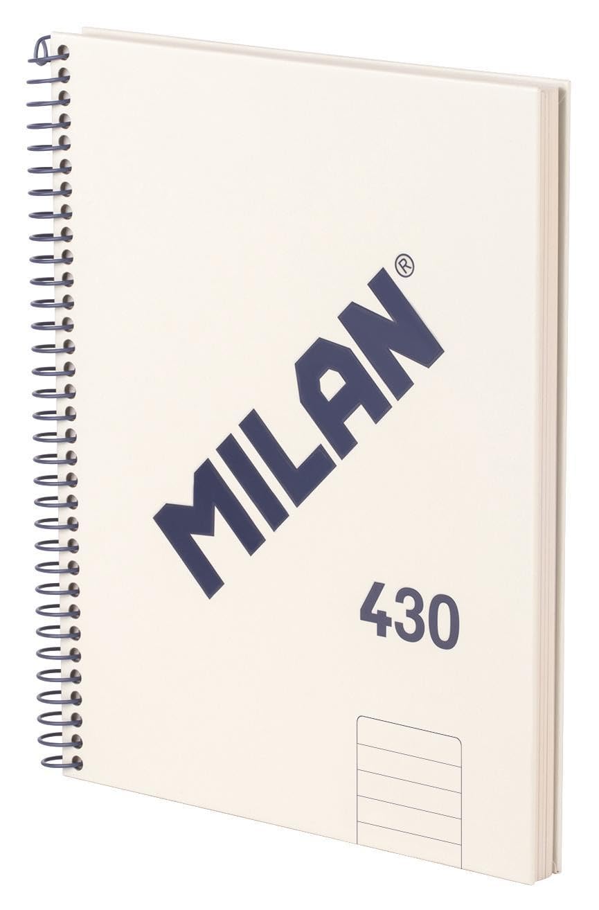 MILAN® A5 Hardcover Notebook - Lined Paper (7mm) - 80 Sheets 95gsm - 430 Collection - Beige
