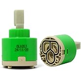 Hain-Yo DL02GJ 40mm Single Lever Faucet Cartridge, Ø1.56 Inch OEM Faucet Cartridge, CUPC Certified，Compatible with American S