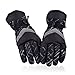 HUO ZAO Winter Snow Ski Gloves for Mens Warm Waterproof Winter Outdoor Cycling Snowmobile M