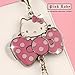 IP447-B New Hot Pink Bow Hello Kitty Cat Anti Dust Plug Cover Charm for iPhone Android