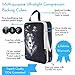Compression Cubes for Travel, Luggage Packing Organizers, 3 Piece Set with Gift Box
