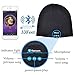 Music Beanie Wireless Hat Cap with Built-in Stereo Speakers and Microphone for Winter Sports and Outdoor Sports & Unique (Black)