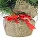 Northlight Mini Pine Artificial Christmas Tree in Burlap Base, Green