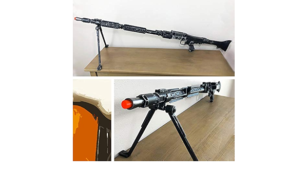 Amazon Com Dlt 19 Rifle Reinforced Blastech Custom Replica Prop Long Barreled Blaster With Working Bi Pod Safe Does Not Shoot Handmade
