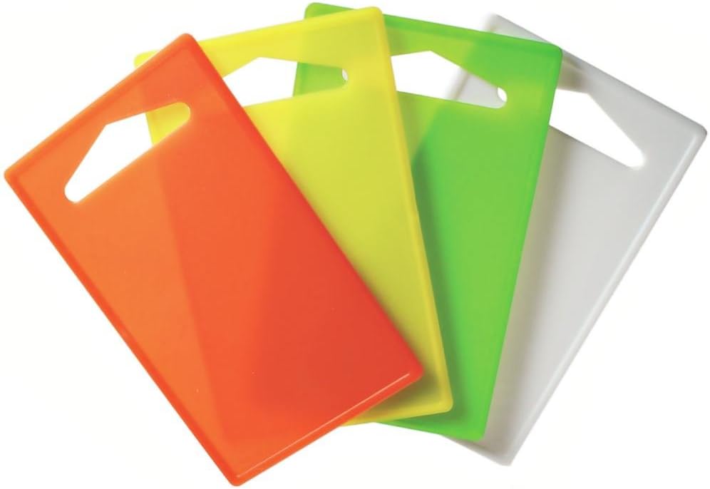 Small Plastic Cutting Board 24x15cm - Sold Individually, Random Color - Travel, Camping, Picnic