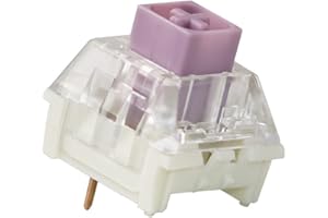 YMDK 10-Pack Kailh Box Tactile Hako Clear True Violet Switch for Mechanical Keyboard DIY Replacable for Cherry MX Switches (10PCS, Hako Violet)