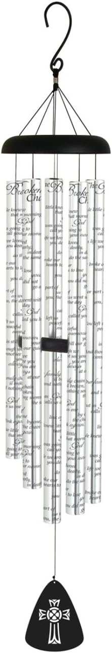 Carson Home Accents Song Sonnets Wind Chime, 55-Inch, The Broken Chain