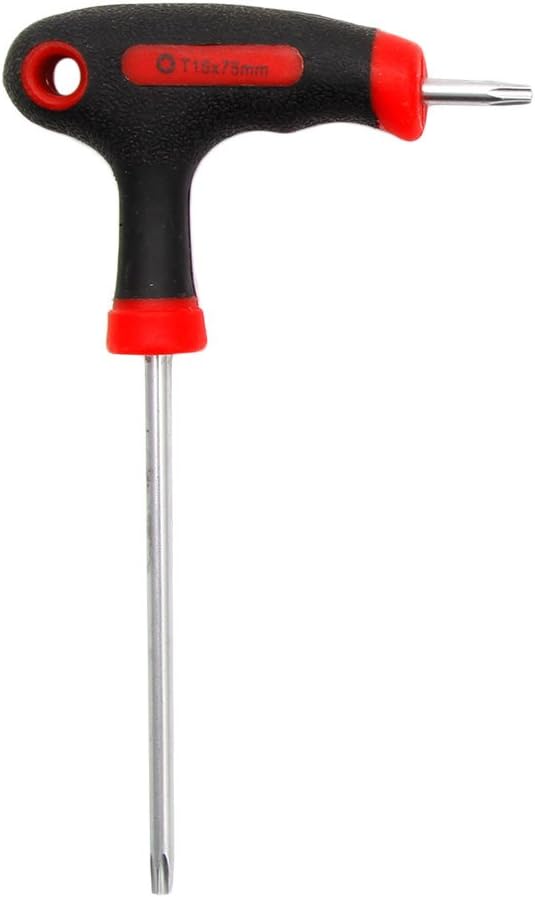 ruiruiNIE T-Handle Grip Torx & Hex Allen Key Screwdriver Driver Tool T10/15/20/25/30/40 - T15