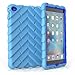 Gumdrop Cases Droptech for Apple iPad Mini 4 (Late 2015) A1538 A1550 Rugged Tablet Case Shock Absorbing Cover, Light Blue/Royal Blue