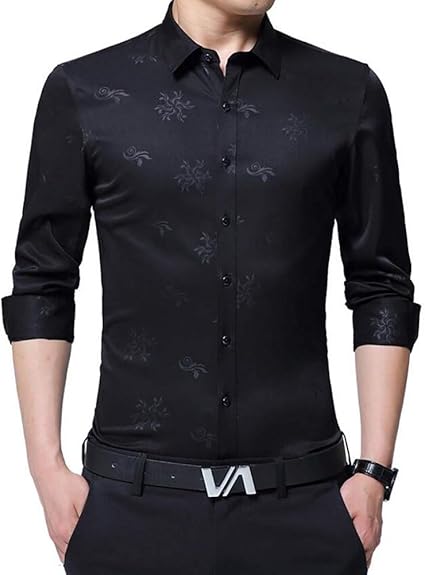 Amazon Co Jp メンズフォーマルシャツ ファッションメンズシャツビジネスシャツツーリングメンズロングスリーブトップスメンズカジュアルロングスリーブシャツ 色 3 サイズ L ホーム キッチン