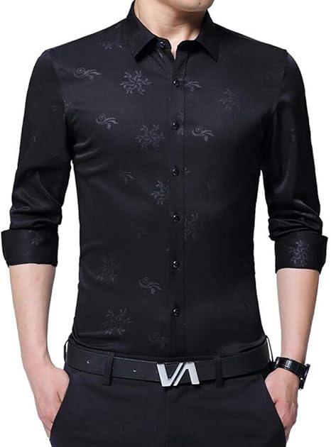 Amazon Co Jp メンズフォーマルシャツ ファッションメンズシャツビジネスシャツツーリングメンズロングスリーブトップスメンズカジュアルロングスリーブシャツ 色 3 サイズ M ホーム キッチン