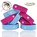 Mosquito Repellent Bracelet (8-Pack) by TantiQ - Safe, Natural Pest Control - DEET Free Indoor or Outdoor Insect Control - Kid Safe Insect Repellant - Waterproof, Adjustable Design