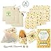 Geobless Beeswax Wraps and Reusable Produce Bags (8-Pc. Bundle) Eco-Friendly, Sustainable Food Storage | Reusable Food Wrap Plastic Free Zero Waste | Home, Refrigerator, Kitchen | Small, Medium, Large