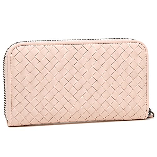 公式店舗 ボッテガヴェネタ Bottega Veneta ボッテガヴェネタ 財布 Bottega Veneta V001n 6811 イントレチャート Intrecciato メンズ 長財布 ペタルピンク 並行輸入品 B01ifaxxdc Www Gcc Ccpf Com