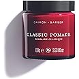 Daimon Barber Classic Pomade - Styling Hair Wax Clean Cut Look Long Lasting Fuller Looking Hair Texturizing Smoothing & Slick Molding Paste 3.53 Oz