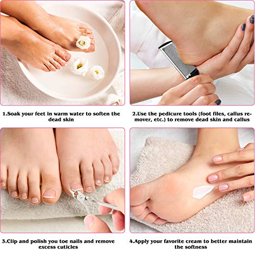 Nail File Buffer, 574pcs Nail Polish Remover Tool Kits, Foot Scrubber