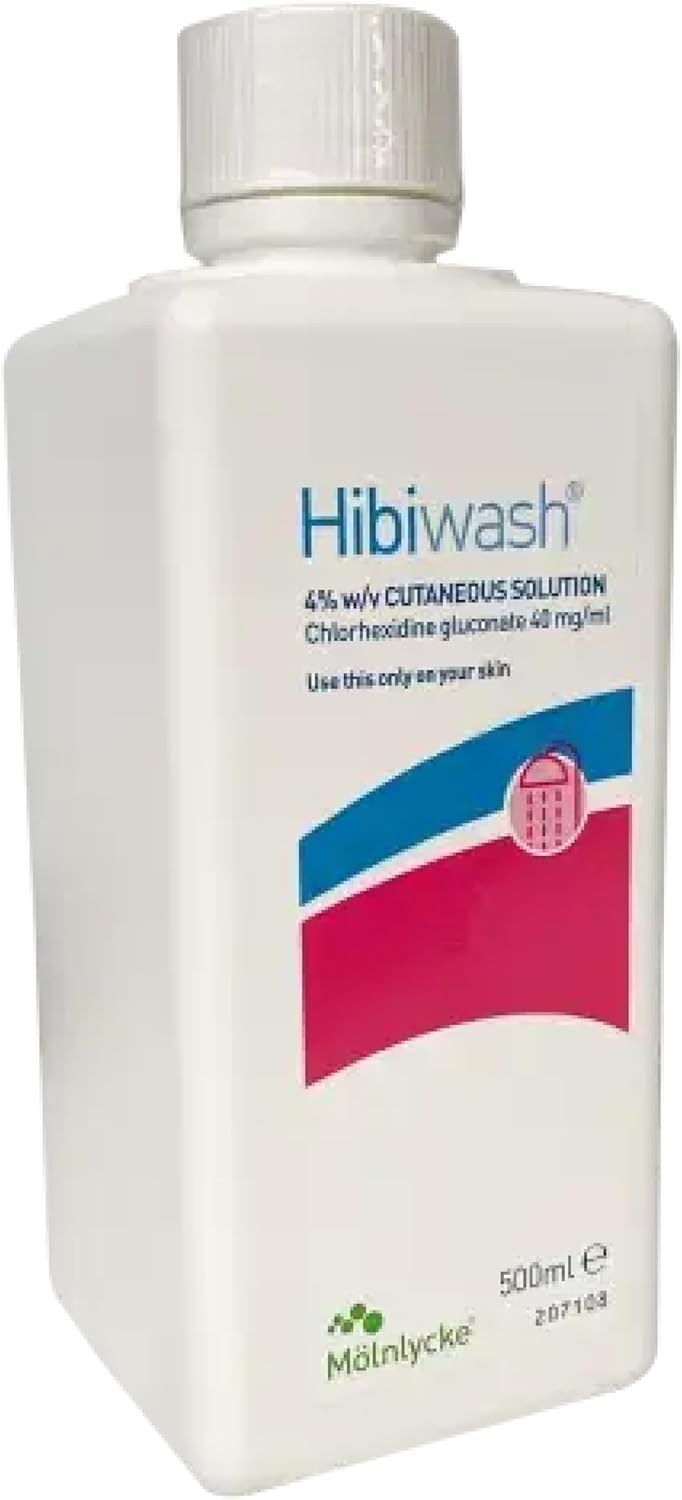 HiBiSCRUB Antimicrobal Skin Cleanser 500ml x 3 Pack