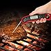 Digital Meat Thermometer with Instant Read Waterproof for Food Cooking,Kitchen Meat Thermometer with Calibration and LCD Backlight Function for BBQ, Steak, Candy, Baking, Turkey, Grill Smokers