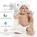 Organic Bamboo Baby Hooded Towel Set - Bonus Washcloth - Plush & Soft Baby Bath Towel - Highly Absorbent  - Great Baby Shower Gift - for Baby Boy or Girl - Sized for Infant and Toddler