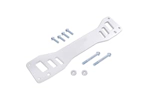 AJP Distributors JDM Sport Billet Aluminum Silver Rear Lower Suspension Chassis Control Subframe Brace Tie Bar Compatible/Replacement For RSX DC5 Civic SI EP3 2002 2003 2004 2005 2006 02 03 04 05 06