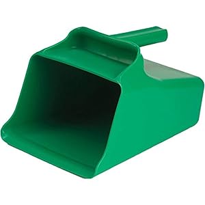 Remco 65502 Green Polypropylene Injection Molded Color-Coded Bowl Mega Scoop, 128 oz, 1 Piece