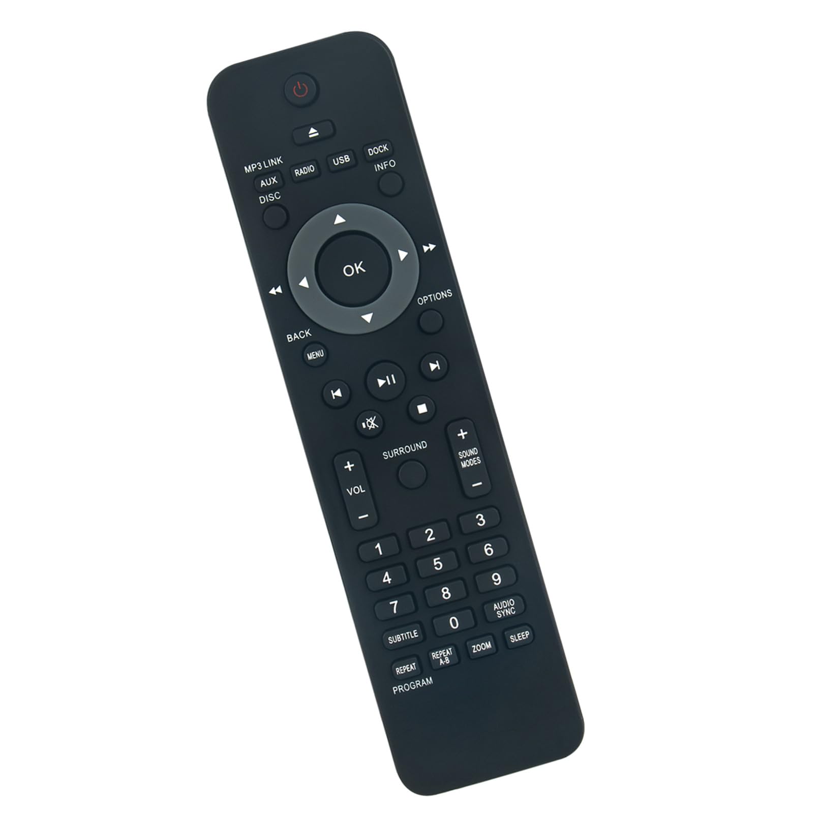 VINABTY Replace Infrared Remote Control Fit for Philips HTS3220 HTS6515 Home Theater HTS3220/12 HTS5110/12