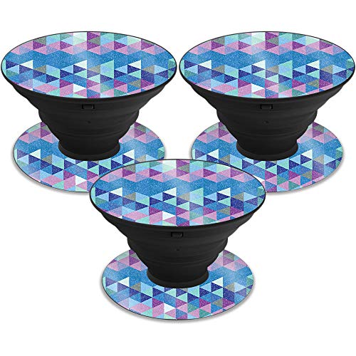 MightySkins Glossy Glitter Skin for PopSocket - Purple Kaleidoscope | Protectiv…