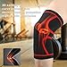 711TEK Compression Knee Sleeves - Best Knee Brace for Men & Women – Knee Support for Running and All Sports,Faster Injury Recovery (Red, XLarge-2P)