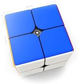 GAN 249 V2 2x2 Speed Cube Honeycomb IPG Core Stickerless 49mm view 5