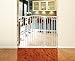 Dreambaby Chelsea Extra-Tall & Wide Auto-Close Security Baby Safety Gate- White - with Extensions - Model L792W