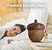 Apexan Aromatherapy Essential Oil Diffuser, Aroma Diffuser with Cool Mist 300mL, Super-Quiet Humidifier, Air Purifier, with Timer & Soothing Light for Home, Bedroom, Office, Spa (Light Wooden Grain)