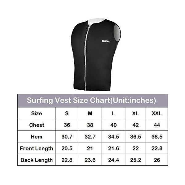 REALON-Wetsuit-Vest-Men-Sleeveless-3mm-Neoprene-XSPAN-Zipper-for-Scuba-Diving-Coating-Surfing-fit-Women