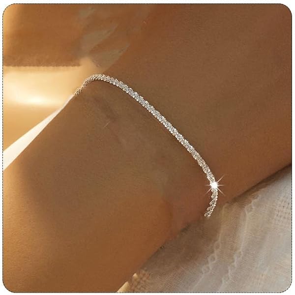 アクセサリー Silver Link Chain Bracelet Amazon.com: Silver Cuban Link Chain Bracelets for Men Women