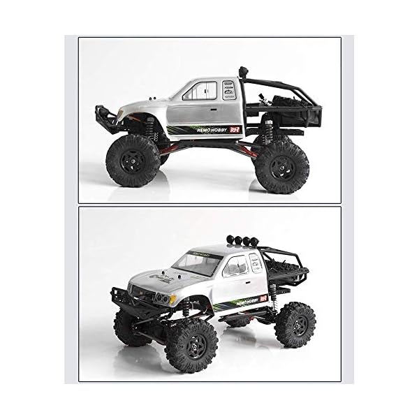 YQGOO RC Fernbedienungsauto Modell Allradantrieb Klettern Offroad Metall 2020 Neuer modifizierter LKW 1/10… – Bild 6