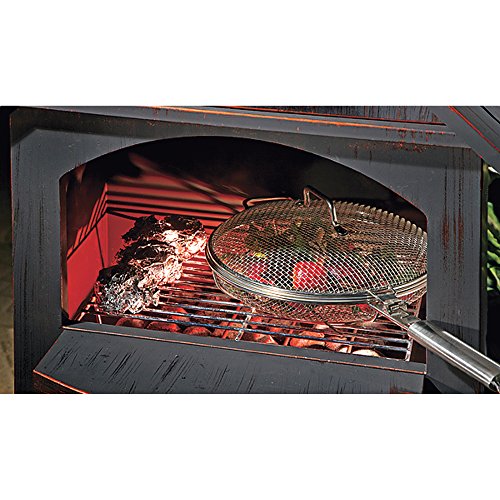 Kotulas Cabin-Style Outdoor Cooking Steel Chiminea
