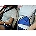 ilovebaby Car Child Safety Cover Harness Pad for Seatbelt, Comfortable Protection for Adult Children, Made of Air Mesh Fabric Blue with Black Lining, Pack of 2
