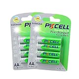 8pcx 1.2V Nimh AA Low Self-Discharge Rechargeable Battery 600mAh for Garden Solar Lights PKCELL